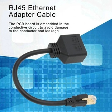 Адаптер-сплиттер LAN RJ45 2xRJ45 F