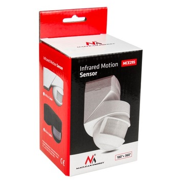 Датчик инфракрасный датчик движения 180+360 градусов день ночь 2000Вт для светодиодов