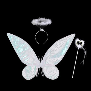 Крылья Ангела Фея Бабочка Маскировка эльфа + Жезл + Ореол