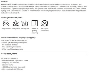 НАЦИОНАЛЬНЫЙ РАЗМЕР КУРТКИ POLISH PROS SPORTS. 54-Л