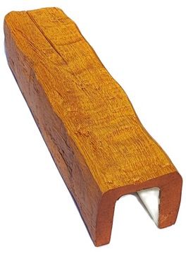 Belka Rustykalna Ciosana, Belka dekoracyjna 12x12 cm 2 m - olcha