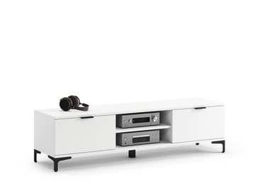 LANA 05 Biały Mat | SZAFKA RTV STOLIK POD TV LOFT
