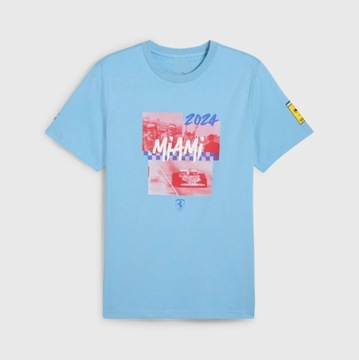 Koszulka t-shirt SCUDERIA FERRARI MIAMI 2024 r. M