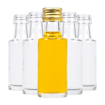 50x BUTELKA SZKLANA MONOPOLOWA 20ml NA NALEWKI