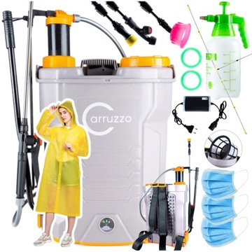 ЭЛЕКТРИЧЕСКИЙ РЮКЗАК-ОПРЫСКИВАТЕЛЬ НА 16 Л + БЕСПЛАТНЫЕ ПОДАРКИ, большой набор