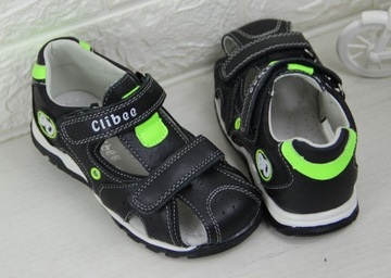 Сандалии CLIBEE, НАТУРАЛЬНАЯ КОЖА, профиль 31/19 см.