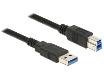 USB 3.0 A-B AM-BM Super Speed ​​HDD кабель черный 2м