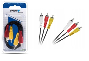 Kabel Easytouch 3x RCA cinch - 3x RCA cinch 3 m