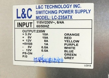 Блок питания DLC 235ATX мощностью 235 Вт [5]