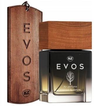 K2 EVOS BOSS ZESTAW PERFUMY 50ml + ZAWIESZKA ZAPACHOWA ZAPACH DO SAMOCHODU