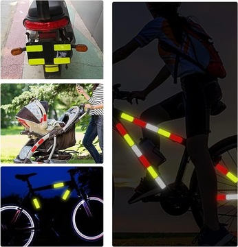 90X СВЕТЯЩАЯСЯ ЛЕНТА, Светоотражающие наклейки, ВЕЛОСИПЕД, НОЧНОЙ ПОДАРОК ​​ДЛЯ РЕБЕНКА