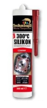 SILIKON WYSOKOTEMP. 300ML CZARNY TECHNICOLL