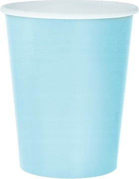 Kubki Papierowe Jasnoniebieskie 270 ml 14 szt.