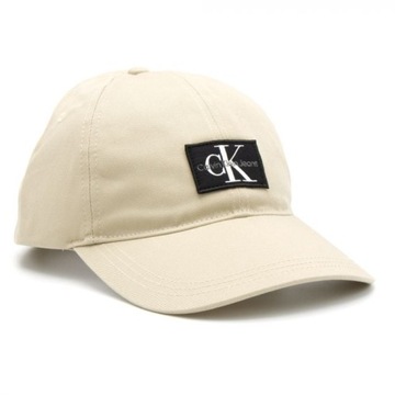 CALVIN KLEIN SPORT CAP - CZAPKA Z DASZKIEM BEŻOWA