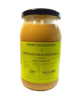 KREM ORZECHOWY 900G MASŁO ORZECHOWE ARACHID 100%
