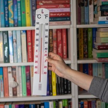 БОЛЬШОЙ ВНУТРЕННИЙ НАРУЖНЫЙ ТЕРМОМЕТР 40 см 025400