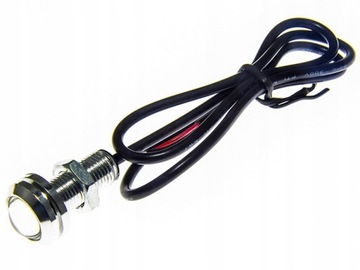 Moduł Oczko LED 1W SMD 5630 12V DC Pomarańczowy