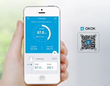 SMART SMART ВЕСЫ ДЛЯ ВАННОЙ ДЛЯ ПРИМЕНЕНИЯ ЖК-ДИСПЛЕЙ BLUETOOTH