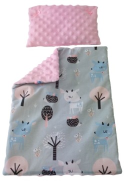 POŚCIEL dla lalek DO WÓZKA KOŁYSKI ŁÓŻECZKA