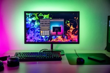 Светодиодная лента Newell ambient RGB для монитора 27