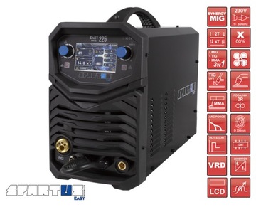 СВАРОЧНЫЙ АППАРАТ SPARTUS EASYMIG 225 EASY MIG 225 3в1