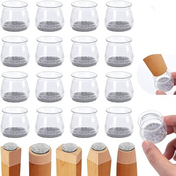 20 шт. Защитные накладки на ножки стула.