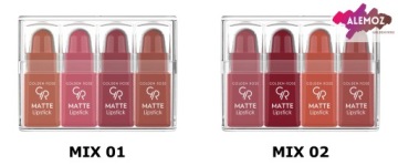 Набор мини-помады Golden Rose MATTE LIPSTICK Mini 02