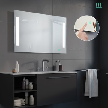 Lustro łazienkowe z podświetleniem LED +DODATKI