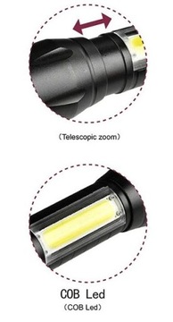 Светодиодный тактический фонарь + чехол