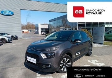 Citroen C3 III Hatchback Facelifting 1.2 PureTech 110KM 2023 Citroen C3 1.2 110KM Automat Kamera MirrorScreen SalonPL SerwisASO FV23 Gw
