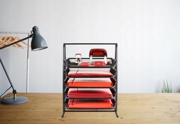 Документы ящики 5 металлических полков, настольные документы Организатор