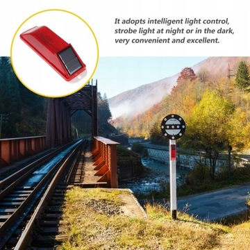 2 sztuk Słoneczny Strobe Light Light
