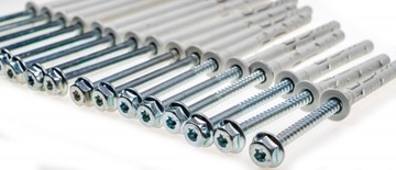 Kołki ramowe rozporowe 10x100 KLUCZ+TX torx 50szt