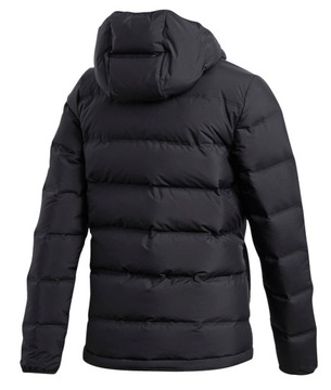 Kurtka zimowa damska adidas Helionic Hooded Down puchowa ciepła czarna S