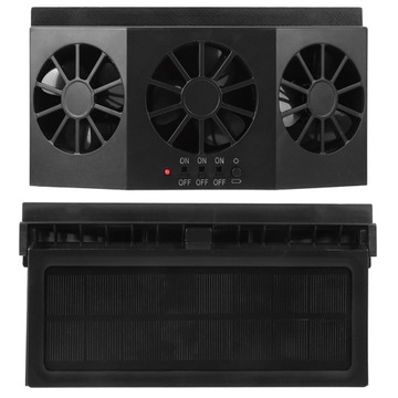 Вентилятор автомобиля на солнечных батареях с охлаждением