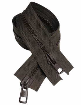Zamek dwusuwakowy K10Rx2 Alpha 19-1518 brązowy 85cm brąz