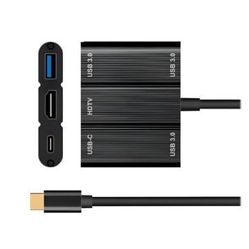 Stacja dokująca HUB USB-C typ 3.1 - 3x USB 3.0 HDMI 3.1 multiport OTG