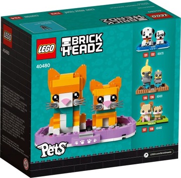 LEGO Brickheadz 40480 Полосатый красный кот НОВЫЙ