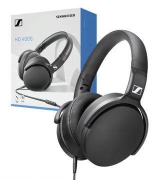 Słuchawki przewodowe wokółuszne Sennheiser HD 400S czarny