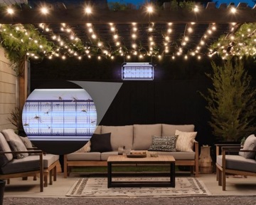 ИНСЕКТИЦИДНАЯ ЛАМПА 30ВТ ЭЛЕКТРИЧЕСКАЯ УФ-ЛАМПА ДЛЯ КОМАРОВ, МУХ, МОЛИ