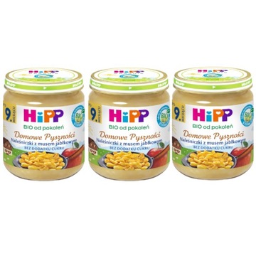 HiPP BIO Domowe Pyszności Naleś.z mus jabł. 3x200g