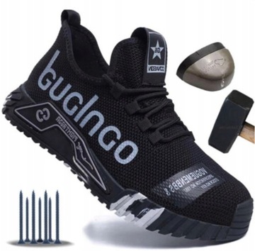 BUTY ROBOCZE ODDYCHAJĄCY Z PODNOSKIEM LEKKIE 36-46
