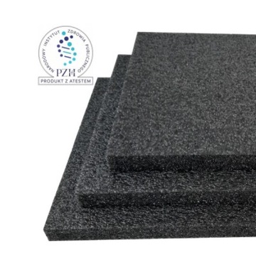 PIANKA POLIETYLENOWA MATA PE 120x100x4 cm grafit
