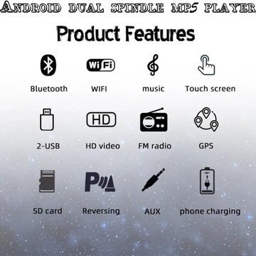 Автомобильный плеер Wince System Style 2Din HD Bluetooth MP4 USB/FM