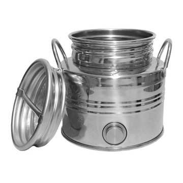 BECZKA bańka beczułka pojemnik INOX 2L na sok ocet olej wino bimber wódkę