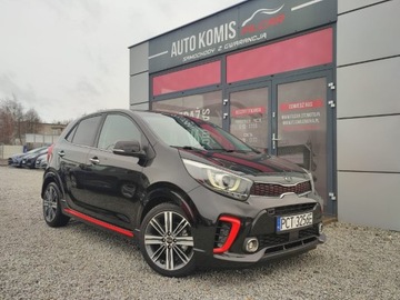 Kia Picanto III Hatchback 5d 1.0 MPI 67KM 2017 Kia Picanto GT-LINE GWARANCJA Kamera LED Navi Udok. przebieg Mozliwa zamia