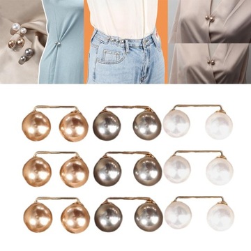 9x broszka ze sztucznej perły moda w stylu vintage przypinka do dekoltu przypinki dla kobiet S