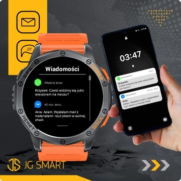 МУЖСКИЕ СМАРТ-ЧАСЫ GPS ПОЛЬСКОЕ МЕНЮ ВОДОНЕПРОНИЦАЕМЫЕ СПОРТИВНЫЕ ЗВОНКИ SMART WATCH PL