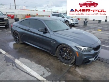 BMW Seria 4 F32-33-36 2018 BMW M4 2018, 3.0L R-6 425KM, RWD, od ubezpieczalni 3.0 Benzyna 425KM