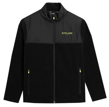 ФЛИСОВЫЙ СВИТШОТ ДЛЯ МАЛЬЧИКОВ 4F ТЕПЛЫЙ ФЛИС SS23M040